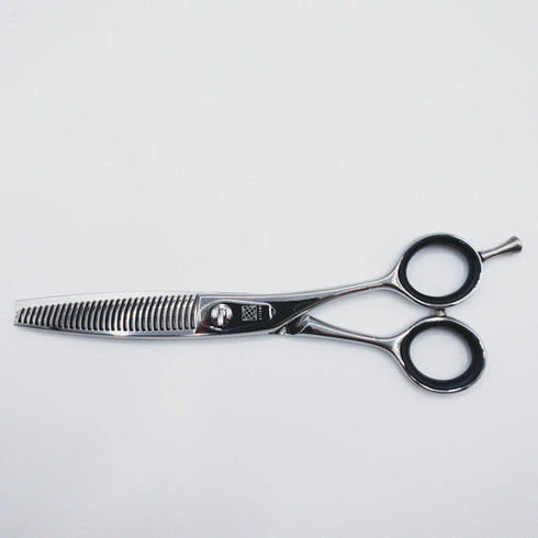 【内海ウツミUTSUMI】AT20 メガネ シザー セニング 美容ハサミ すきばさみ 美容師 理容師 約20% 右利き 6インチ 中古 sc2359