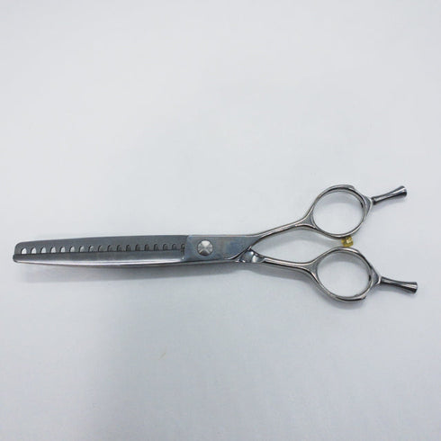【victtleビクトル】カーブ ブレンディング セニング トリミングシザー メガネ 右利き トリマー ペット 6.3インチ 中古 sc1691