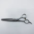 【ミズタニシザーズ ミズタニシザーMIZUTANI SCISSORS】BLACK-SMITH 逆刃 オフセット シザー セニング 美容ハサミ すきばさみ 美容師 理容師 約15~20% 右利き 6インチ 中古 sc1693