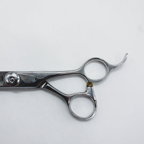 【ミズタニシザーズ ミズタニシザーMIZUTANI SCISSORS】BLACK-SMITH 逆刃 オフセット シザー セニング 美容ハサミ すきばさみ 美容師 理容師 約15~20% 右利き 6インチ 中古 sc1693