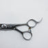 【ミズタニシザーズ ミズタニシザーMIZUTANI SCISSORS】BLACK-SMITH 逆刃 オフセット シザー セニング 美容ハサミ すきばさみ 美容師 理容師 約15~20% 右利き 6インチ 中古 sc1693
