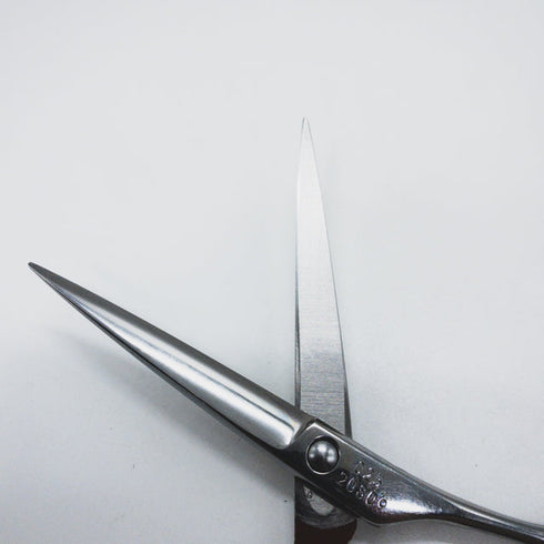 【ヒカリシザーズHIKARI光シザーHIKARI SCISSORS】STAR2 COSMOS 025 シザー オフセット 理容 美容ハサミ 美容師 理容師 右利き 6インチ 中古 sc1696