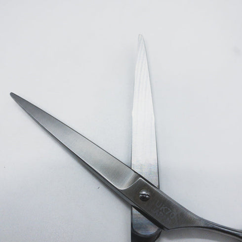 【内海ウツミUTSUMI】UK70 シザー オフセット 理容 美容ハサミ 美容師 理容師 右利き 7インチ 中古 sc1698