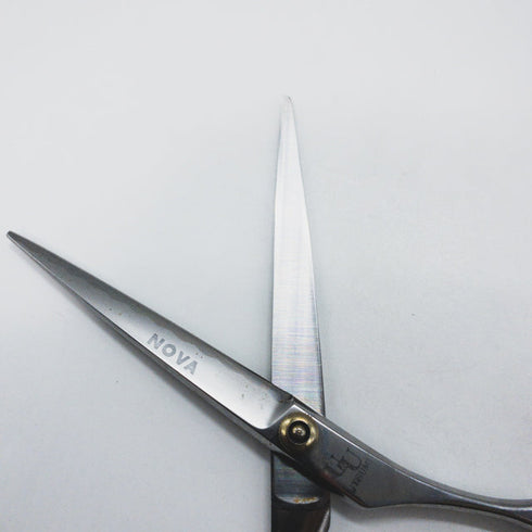 【内海ウツミUTSUMI】NOVA 60G シザー オフセット 理容 美容ハサミ 美容師 理容師 右利き 6.5インチ 中古 sc1704