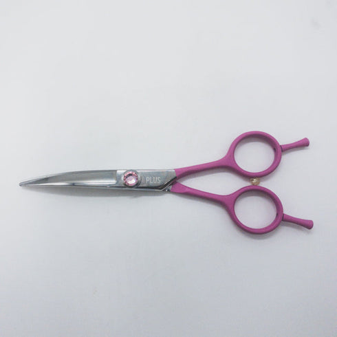 【PLUS inufuwari】カーブシザー トリミングシザー メガネ 右利き トリマー ペット 5.6インチ 中古 sc1706