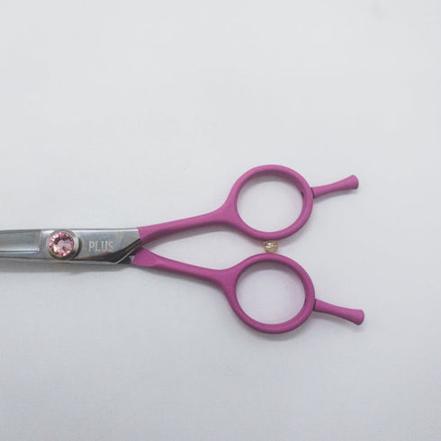 【PLUS inufuwari】カーブシザー トリミングシザー メガネ 右利き トリマー ペット 5.6インチ 中古 sc1706