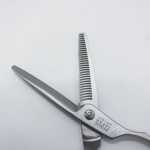 美品【ヴィンチェーレVincere】3V30ⅠG メガネ シザー セニング 美容ハサミ すきばさみ 美容師 理容師 約10~15% 右利き 6インチ 中古 sc1709