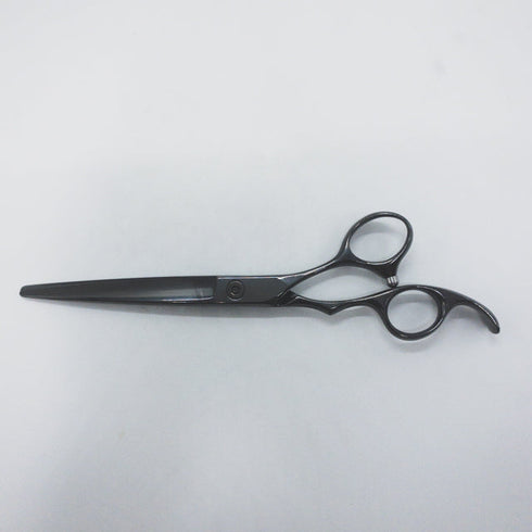 美品【オオカワプロシザーズ オオカワプロシザーOKAWA PRO SCISSORS】SG65X DLCコーティング シザー オフセット 理容 美容ハサミ 美容師 理容師 右利き 6.5インチ 中古 sc1711