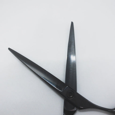 美品【オオカワプロシザーズ オオカワプロシザーOKAWA PRO SCISSORS】SG65X DLCコーティング シザー オフセット 理容 美容ハサミ 美容師 理容師 右利き 6.5インチ 中古 sc1711