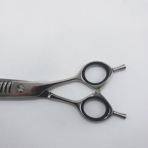 【ビアーズBEARDS】Mavie ROMANCE トリミングシザー メガネ 右利き トリマー ペット 6.5インチ 中古 sc1712