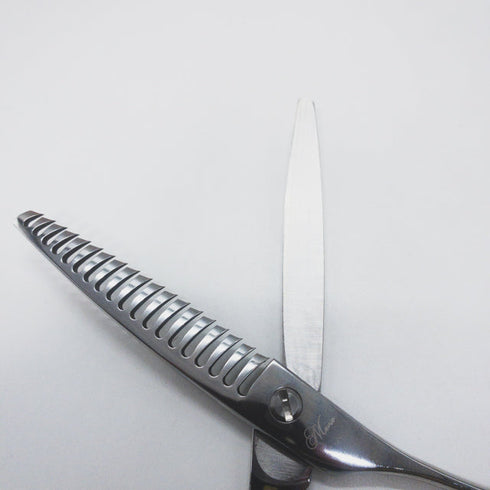 【ビアーズBEARDS】Mavie ROMANCE トリミングシザー メガネ 右利き トリマー ペット 6.5インチ 中古 sc1712