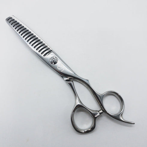 美品【アルファシザーas&co】SGT18H オフセット シザー セニング 美容ハサミ すきばさみ 美容師 理容師 約30% 右利き 6インチ 中古 sc1714
