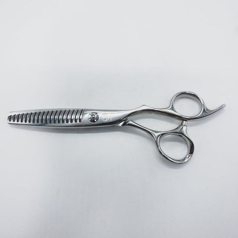 美品【アルファシザーas&co】SGT18H オフセット シザー セニング 美容ハサミ すきばさみ 美容師 理容師 約30% 右利き 6インチ 中古 sc1714