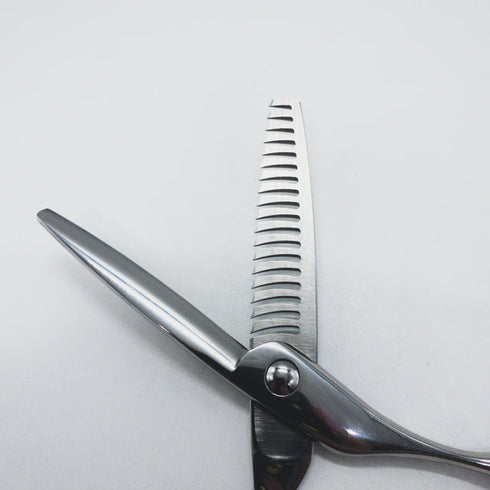 美品【アルファシザーas&co】SGT18H オフセット シザー セニング 美容ハサミ すきばさみ 美容師 理容師 約30% 右利き 6インチ 中古 sc1714