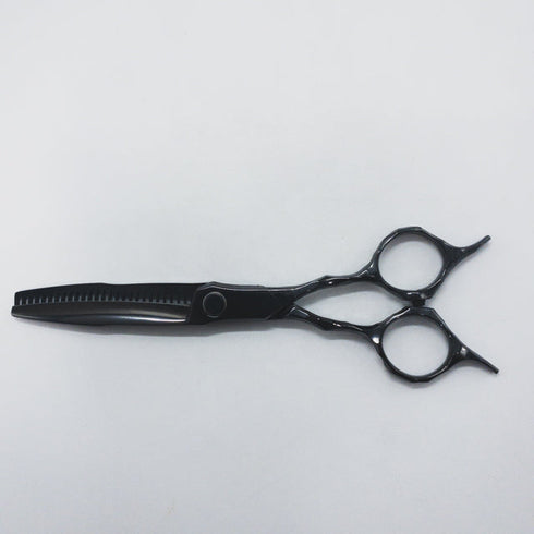 【ハヤシシザーズ ハヤシシザーHAYASHI SCISSORS】HYS-26RT-WH-6 クレーター加工 メガネ シザー セニング 美容ハサミ すきばさみ 美容師 理容師 約30~35% 右利き 6インチ 中古 sc1718