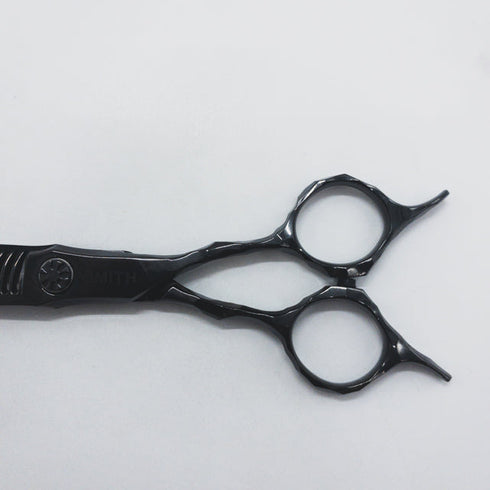 【ハヤシシザーズ ハヤシシザーHAYASHI SCISSORS】HYS-26RT-WH-6 クレーター加工 メガネ シザー セニング 美容ハサミ すきばさみ 美容師 理容師 約30~35% 右利き 6インチ 中古 sc1718