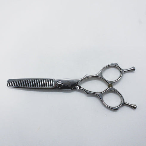 【トラックスシザーズ トラックスシザーTRACKS SCISSORS】STYLE26 メガネ シザー セニング 美容ハサミ すきばさみ 美容師 理容師 約23~25% 右利き 5.9インチ 中古 sc1727