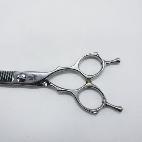 【トラックスシザーズ トラックスシザーTRACKS SCISSORS】STYLE26 メガネ シザー セニング 美容ハサミ すきばさみ 美容師 理容師 約23~25% 右利き 5.9インチ 中古 sc1727