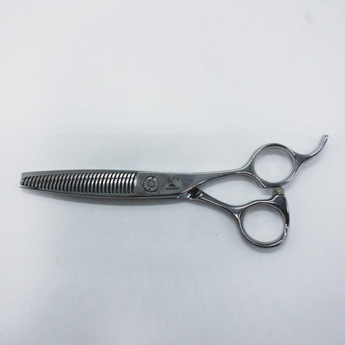 【ビアーズBEARDS】Aries POSEIDON3刃 トリミングシザー セニング オフセット 右利き トリマー ペット 5.8インチ 中古 sc1728