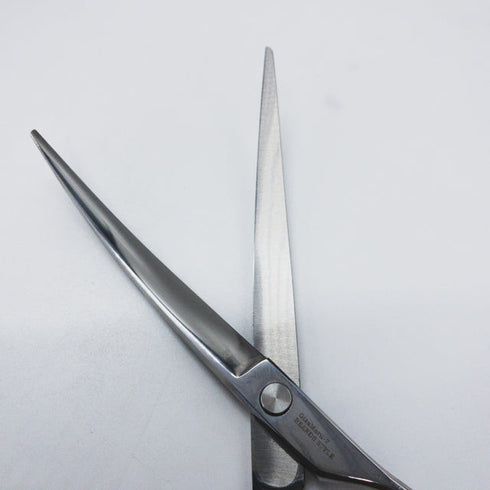 【ビアーズBEARDS】GizaMaru-7ギザ丸 カーブ トリミングシザー メガネ 右利き トリマー ペット 7インチ 中古 sc1730