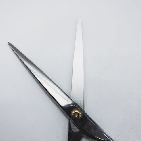 【伝統 天】 シザー オフセット 理容 美容ハサミ 美容師 理容師 右利き 7インチ 中古 sc1731