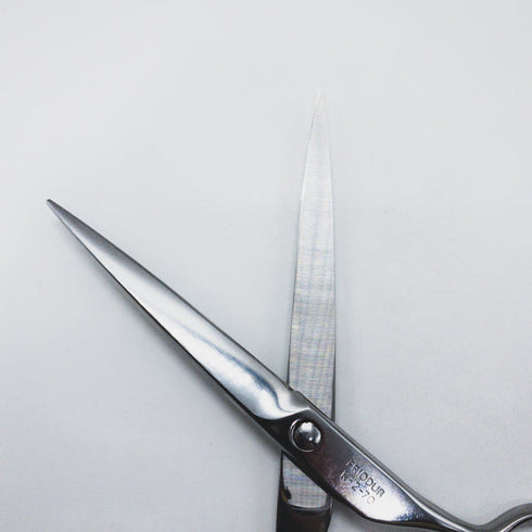 【ヘンケルス ゾーリンゲン】FRIODUR K-2-70 シザー オフセット 理容 美容ハサミ 美容師 理容師 右利き 7インチ 中古 sc1734