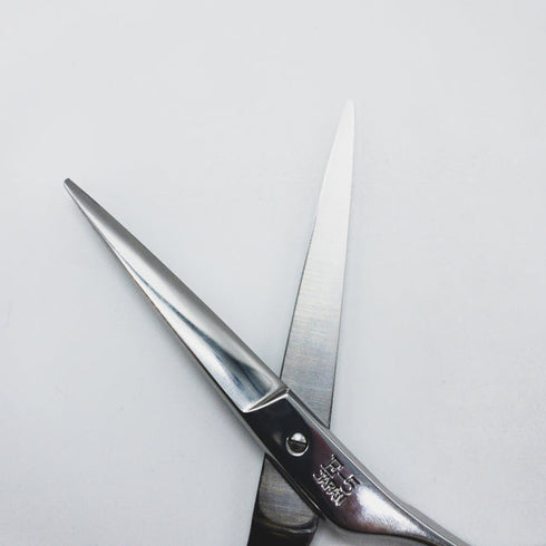 【ヒカリシザーズHIKARI光シザーHIKARI SCISSORS】E-5 シザー オフセット 理容 美容ハサミ 美容師 理容師 右利き 5.7インチ 中古 sc1736
