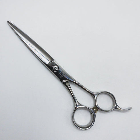 【ヒカリシザーズHIKARI光シザーHIKARI SCISSORS】STAR COSMOS123 シザー オフセット 理容 美容ハサミ 美容師 理容師 右利き 5.5インチ 中古 sc1739
