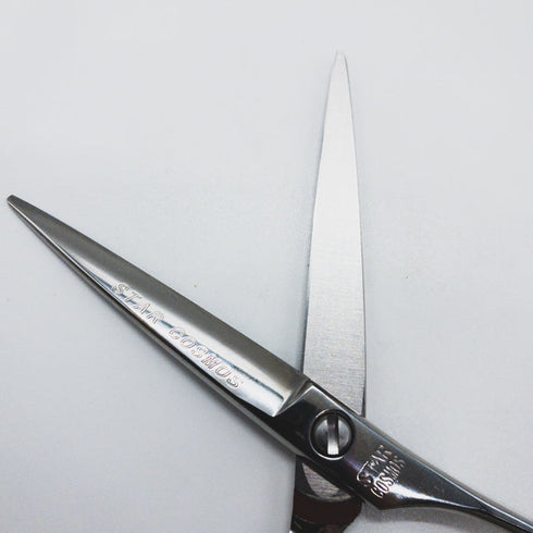 【ヒカリシザーズHIKARI光シザーHIKARI SCISSORS】STAR COSMOS123 シザー オフセット 理容 美容ハサミ 美容師 理容師 右利き 5.5インチ 中古 sc1739