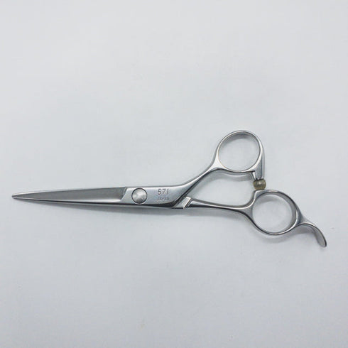 【ヒカリシザーズHIKARI光シザーHIKARI SCISSORS】BLAZE571 シザー オフセット 理容 美容ハサミ 美容師 理容師 右利き 5.5インチ 中古 sc1744