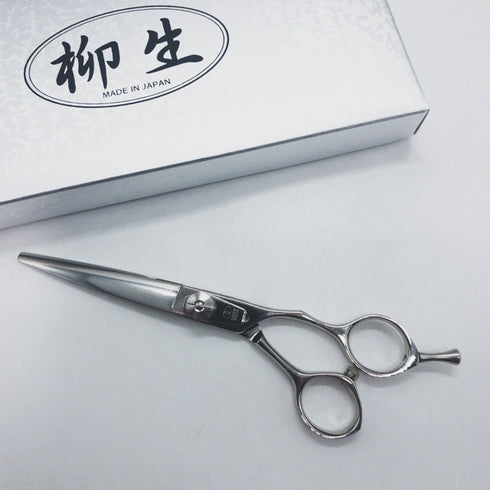 新品同様【YAGYU柳生】60 シザー オフセット 理容 美容ハサミ 美容師 理容師 右利き 6インチ 中古 sc1747