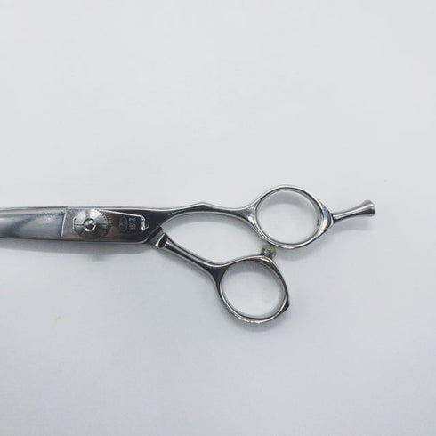 新品同様【YAGYU柳生】60 シザー オフセット 理容 美容ハサミ 美容師 理容師 右利き 6インチ 中古 sc1747