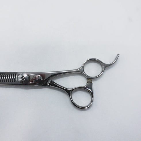 美品【YAGYU柳生】S30A オフセット シザー セニング 美容ハサミ すきばさみ 美容師 理容師 約20~30% 右利き 6インチ 中古 sc1758