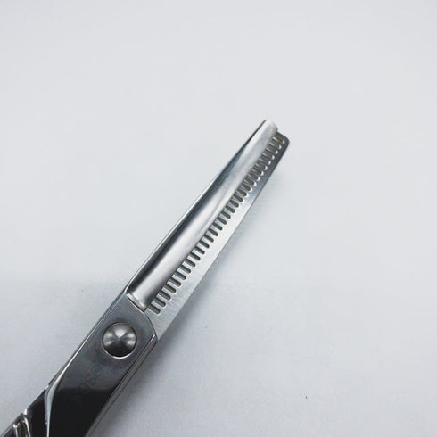 美品【YAGYU柳生】S30A オフセット シザー セニング 美容ハサミ すきばさみ 美容師 理容師 約20~30% 右利き 6インチ 中古 sc1758