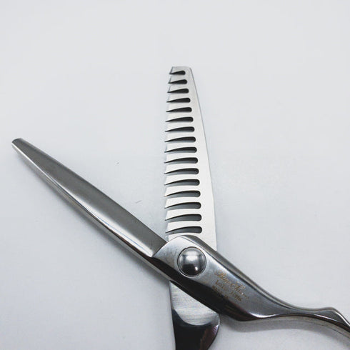 【Lulu scissors】lulu-30MW メガネ シザー セニング 美容ハサミ すきばさみ 美容師 理容師 約25~30% 右利き 6インチ 中古 sc1760