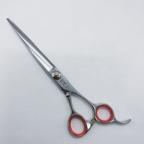 【東京理器 胡蝶】超硬合金 NO.70 トリミングシザー オフセット 右利き トリマー ペット 7インチ 中古 sc1765