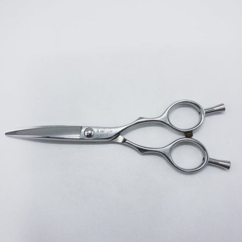 【SHEEMA Hi-TEC島理研】R-cut 55Wカーブ シザー メガネ 理容 美容ハサミ 美容師 理容師 右利き 5.5インチ 中古 sc1775