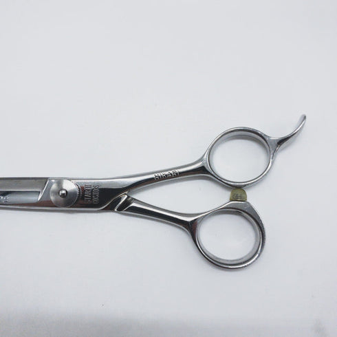 【ヒカリシザーズHIKARI光シザーHIKARI SCISSORS】STAR2 COSMOS 025 シザー オフセット 理容 美容ハサミ 美容師 理容師 右利き 6インチ 中古 sc1778