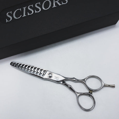 【トラックスシザーズ トラックスシザーTRACKS SCISSORS】SWEET12 メガネ シザー セニング 美容ハサミ すきばさみ 美容師 理容師 約23~30% 右利き 5.8インチ 中古 sc1782