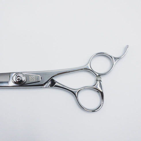 新品未使用【内海ウツミUTSUMI】U&U SMS-L700 トリミングシザー オフセット 右利き トリマー ペット 7インチ 中古 sc1879