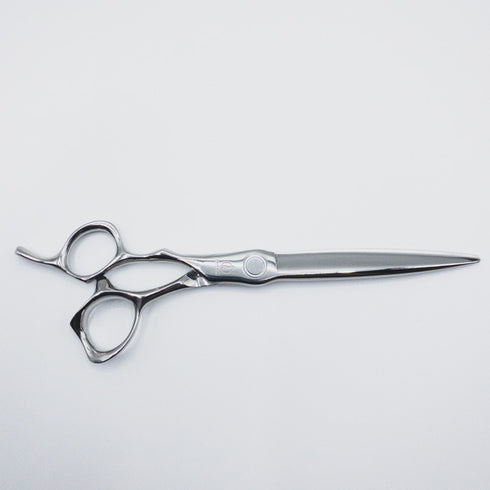 美品【ミズタニシザーズ ミズタニシザーMIZUTANI SCISSORS】ACRO CROSSOVER CR1 LEFTYシザー オフセット理容 美容ハサミ 左利き 6.7インチ 中古 sc18