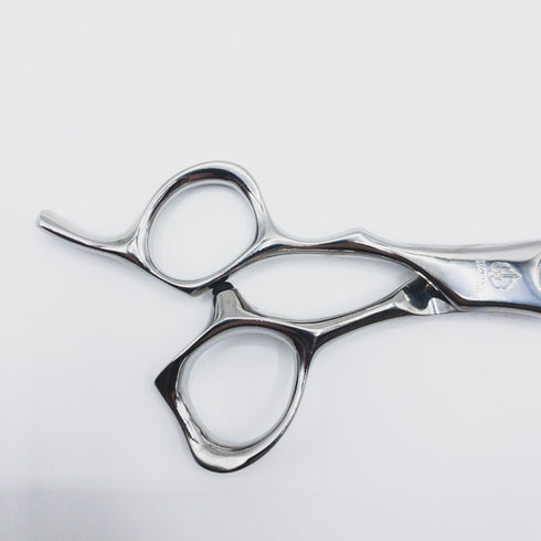 美品【ミズタニシザーズ ミズタニシザーMIZUTANI SCISSORS】ACRO CROSSOVER CR1 LEFTYシザー オフセット理容 美容ハサミ 左利き 6.7インチ 中古 sc18