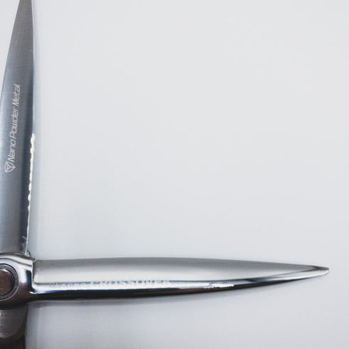 美品【ミズタニシザーズ ミズタニシザーMIZUTANI SCISSORS】ACRO CROSSOVER CR1 LEFTYシザー オフセット理容 美容ハサミ 左利き 6.7インチ 中古 sc18