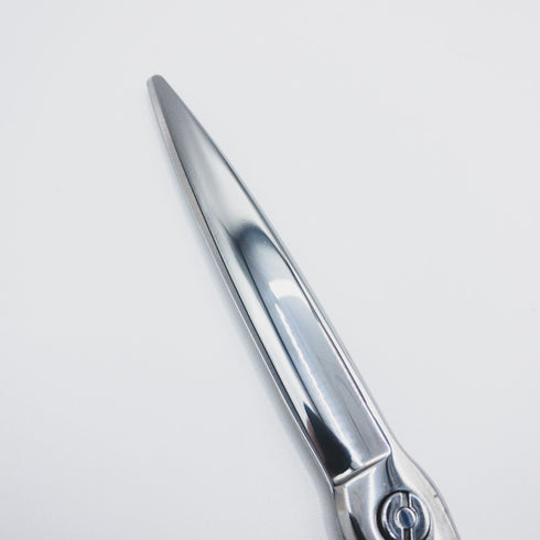 美品【ミズタニシザーズ ミズタニシザーMIZUTANI SCISSORS】ACRO CROSSOVER CR1 LEFTYシザー オフセット理容 美容ハサミ 左利き 6.7インチ 中古 sc18