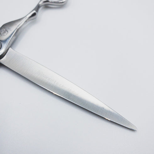 美品【ミズタニシザーズ ミズタニシザーMIZUTANI SCISSORS】ACRO CROSSOVER CR1 LEFTYシザー オフセット理容 美容ハサミ 左利き 6.7インチ 中古 sc18