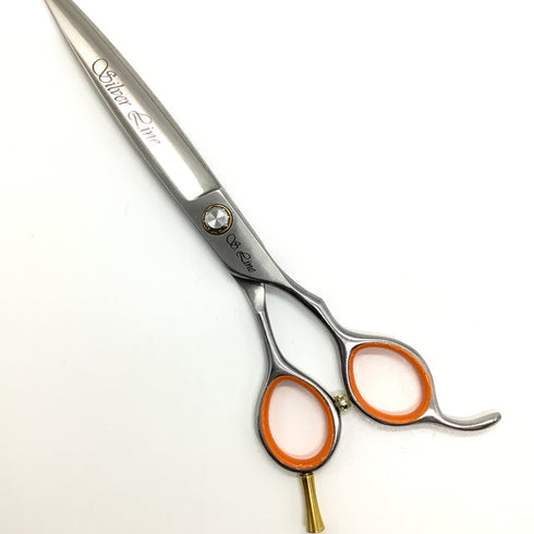 【シルバーラインSilverLine】GBST700 毎日使うノコギリハサミ トリミングシザー オフセット 右利き トリマー ペット 7インチ 中古 sc1817
