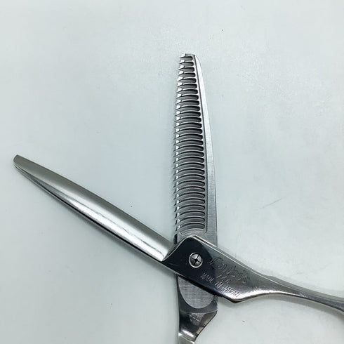 【ヒカリシザーズHIKARI光シザーHIKARI SCISSORS】Lucis746ルーキス メガネ シザー セニング 美容ハサミ すきばさみ 美容師 理容師 約25% 右利き 6インチ 中古 sc1831