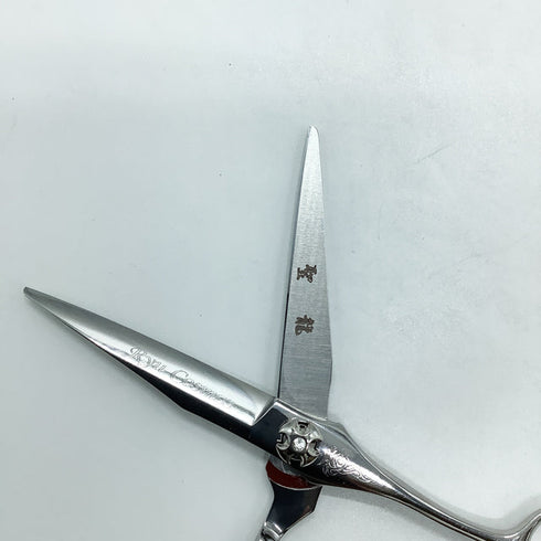 【ヒカリシザーズHIKARI光シザーHIKARI SCISSORS】RYU COSMOS171 シザー オフセット 理容 美容ハサミ 美容師 理容師 右利き 5.8インチ 中古 sc1832