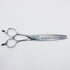 美品【ミズタニシザーズ ミズタニシザーMIZUTANI SCISSORS】ACRO Acroleaf WIDE M-25 leftyメガネ シザー セニング 美容ハサミ すきばさみ 美容師 理容師 約15~25% 左利き 5.8インチ 中古 sc184