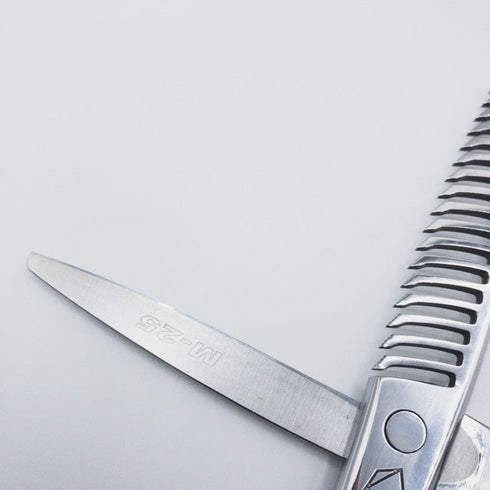 美品【ミズタニシザーズ ミズタニシザーMIZUTANI SCISSORS】ACRO Acroleaf WIDE M-25 leftyメガネ シザー セニング 美容ハサミ すきばさみ 美容師 理容師 約15~25% 左利き 5.8インチ 中古 sc184